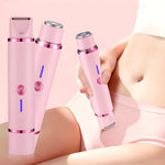 Tuzwa Dual-Head Electric Trimmer for Women – Stainless Steel Precision Shaver for Bikini Area, Underarms & Legs, Battery & Mains Powered