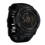 Tuzwa Men's Digital Military Sports Watch with Pedometer – 5Bar Water Resistant, 45mm Dial, Rubber Strap