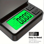 Tuzwa Precision Pocket Scale 1000g x 0.1g | Digital Gram Scale with Backlit LCD for Jewelry, Food, Coffee, Herbs & Travel