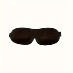 Tuzwa 3D Light Blocking Sleep Eye Mask – Soft Polyester Contoured Sleeping Mask for Side & Back Sleepers, Travel, Naps & Rest, Black