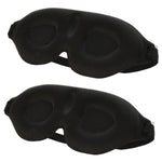 Tuzwa 3D Memory Foam Sleep Eye Mask – Light Blocking Contoured Sleeping Mask with Adjustable Fit, Soft Breathable Travel Eye Cover
