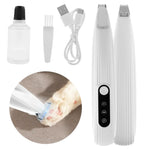 Tuzwa Dog Paw Trimmer with LED Light – Low Noise Cordless Pet Hair Trimmer, Rechargeable Waterproof Grooming Clippers for Dogs & Cats