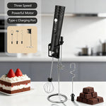Tuzwa Handheld Milk Frother | USB Rechargeable Electric Milk Frother for Lattes, Cappuccino, Matcha & Coffee Drinks