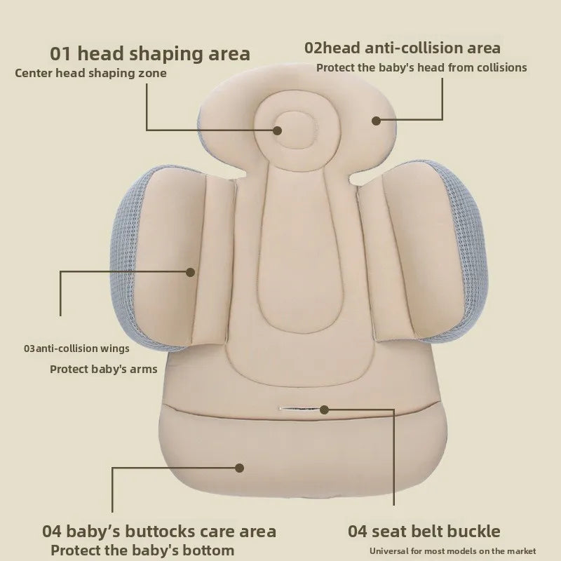 Tuzwa Baby Stroller Cushion Pad – Soft Padded Seat Liner for Infant & Toddler Strollers, Lightweight Travel Support Mat