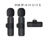 Tuzwa Mini Wireless Lavalier Microphone for USB-C Smartphones – Clip-On Lapel Mic with Transmitter & Built-In Battery for Vlogging, Video & Live Streaming