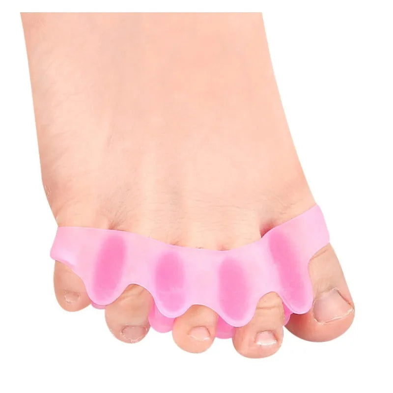Tuzwa Gel Toe Separators for Bunions & Hammer Toes – Soft Silicone Toe Spacers for Alignment Support, Cushioning & Comfort, 1 Pair