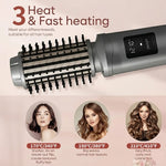 Tuzwa Cordless Hair Straightening Comb – 2600mAh Rechargeable Portable Hair Straightener & Curler for Wireless Styling