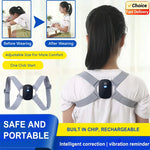 Tuzwa Smart Posture Corrector with Vibration Reminder – Rechargeable Electronic Back Posture Trainer for Men & Women