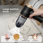 Tuzwa 120W Cordless Handheld Vacuum & Air Blower – Portable Car Vacuum Cleaner with Digital Display, Li-Ion Battery & Washable Filters