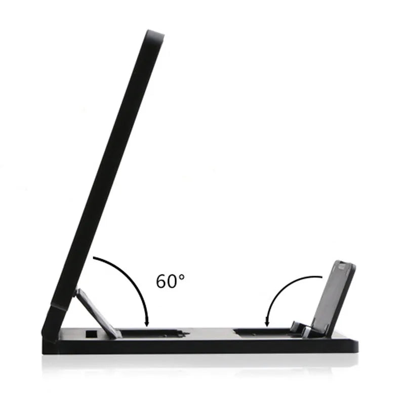 Tuzwa 14-Inch Phone Screen Magnifier – Smartphone Screen Amplifier with Adjustable Stand for Movies, Videos & Gaming
