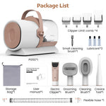 Tuzwa Professional Pet Grooming Vacuum Kit | 11000Pa Powerful Dog & Cat Grooming System with Electric Clippers, Guide Combs & Pet Hair Removal Vacuum