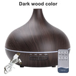 Tuzwa 550ML Essential Oil Diffuser with Remote Control & 7 Color LED Lights – USB Aroma Diffuser for Home, Bedroom & Office