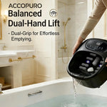 Tuzwa Electric Foot Spa Bath Massager with Heat & Ozone – Adjustable Temperature Foot Soaking Tub for Home