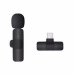 Tuzwa Mini Wireless Lavalier Microphone for USB-C Smartphones – Clip-On Lapel Mic with Transmitter & Built-In Battery for Vlogging, Video & Live Streaming