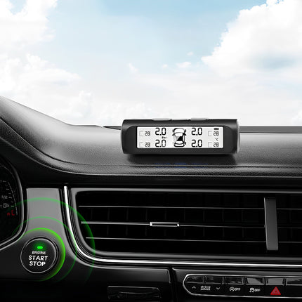 TPMS Sensor Kit, Bright LCD Dashboard Display