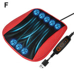 Tuzwa Car Cooling Seat Cushion with 5 Adjustable Fans – USB-Powered Ventilated Car Seat Pad for Summer Driving Comfort