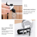 Tuzwa Olive Oil Sprayer & Dispenser with Flip Top – Refillable Cooking Oil Bottle for Kitchen, Grilling, BBQ & Salad
