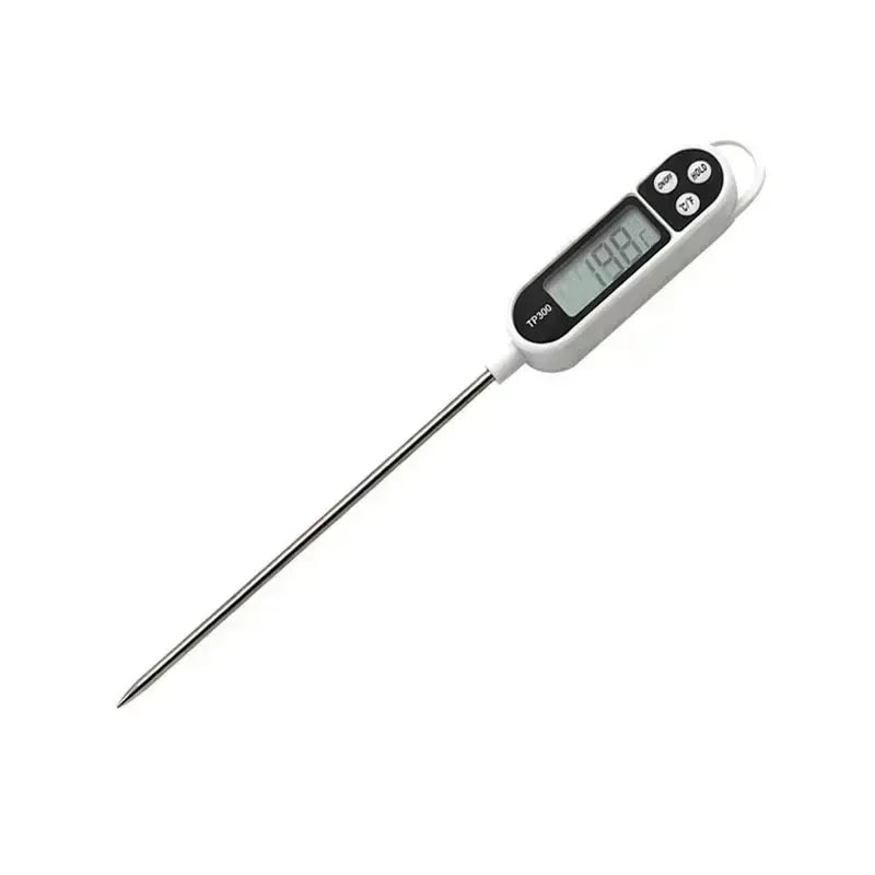 Digital Food Thermometer | Instant Read Meat Thermometer with LCD Display | Accurate Cooking Thermometer for BBQ, Grilling & Kitchen Use