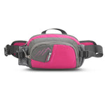 Tuzwa Running Fanny Pack with Water Bottle Holder – Water-Resistant Nylon Waist Bag with Multiple Pockets & Adjustable Strap for Hiking & Travel