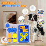 Tuzwa | Interactive Dog Puzzle Feeder | Treat Dispensing IQ Training Toy with Slow Feeder Design for Small & Medium Dogs