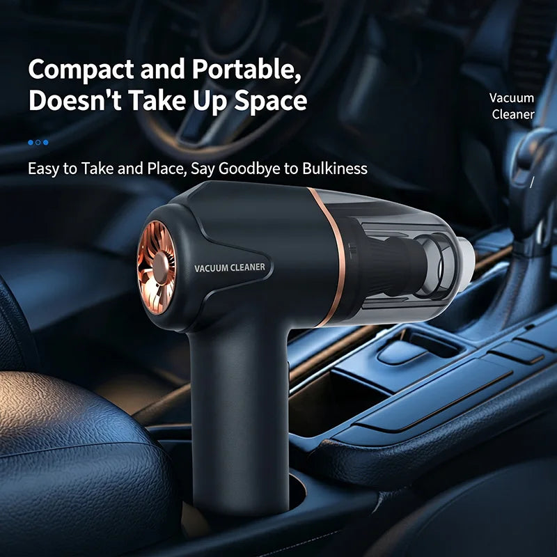 Tuzwa 3-in-1 Cordless Handheld Vacuum Cleaner & Air Blower – Portable Rechargeable Car Vacuum for Home & Auto Cleaning