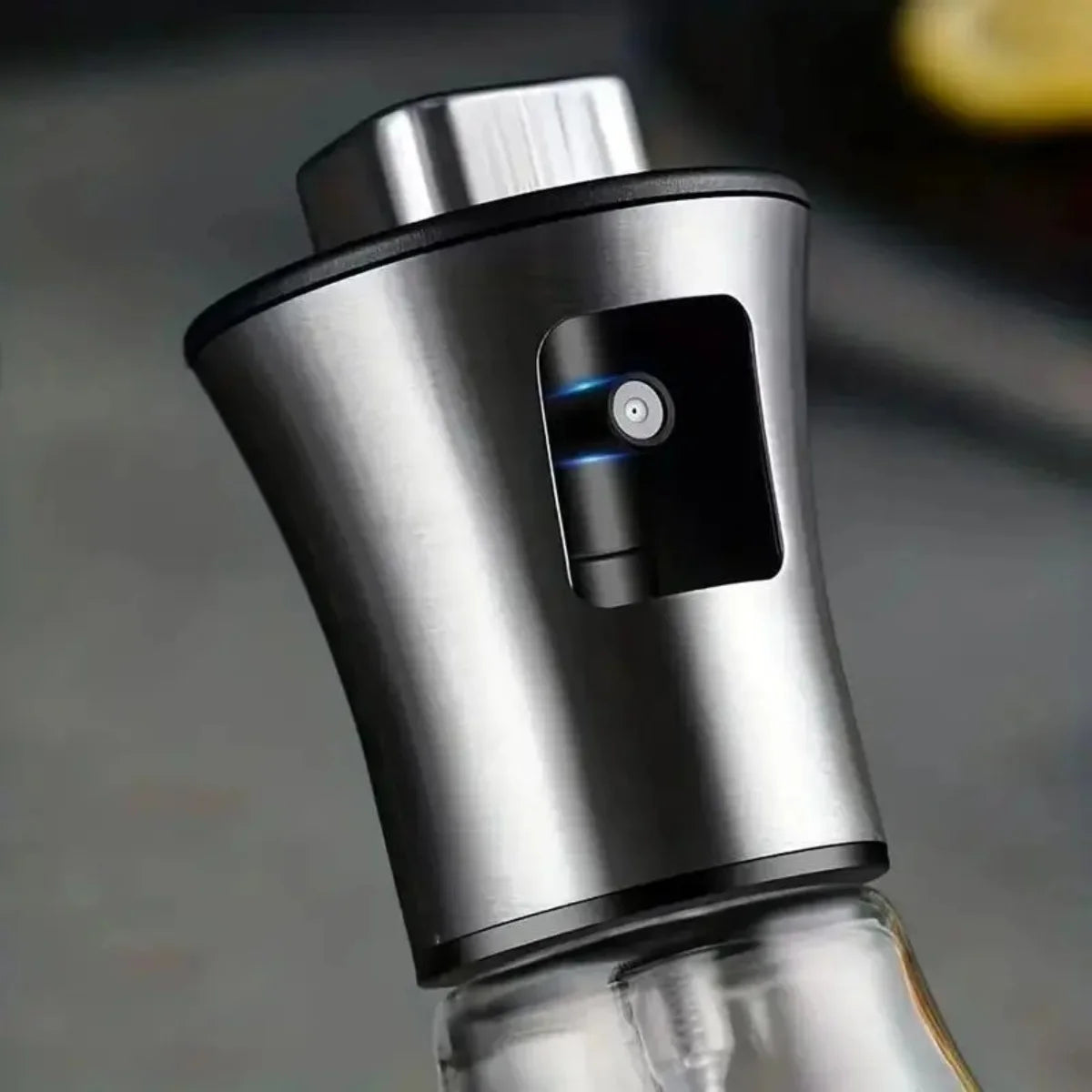 Tuzwa Stainless Steel Olive Oil Sprayer for Cooking – Leak-Proof Refillable Oil Mister Spray Bottle for Kitchen, BBQ & Salad