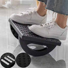 Under Desk Foot Rest with Massage Rollers, Rocking Foot Stool and Anti Slip Foot Rocker for Home and Work Desk