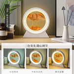 Tuzwa LED Moving Sand Art Table Lamp with 3D Sandscape – Relaxing Night Light & Decorative Desk Lamp for Bedroom, Office & Home