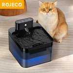 Tuzwa Wireless Cat Water Fountain | Infrared Sensor Automatic Pet Water Dispenser with 2600mAh Rechargeable Battery