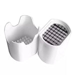 Tuzwa French Fry Cutter & Vegetable Dicer – Manual Potato Cutter with Stainless Steel Blades for Fries, Potatoes & Vegetable Prep