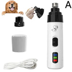 Tuzwa Dog Nail Grinder – USB Rechargeable Quiet Electric Nail Trimmer for Dogs, Portable Pet Nail Grinder for Small & Large Dogs