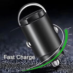 Tuzwa 200W Mini USB-C Car Charger with PD Fast Charging – Compact High-Power Vehicle Charging Adapter for Compatible Phones & Devices