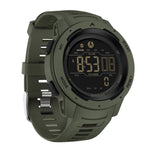Tuzwa Men's Digital Military Sports Watch with Pedometer – 5Bar Water Resistant, 45mm Dial, Rubber Strap