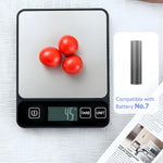 Tuzwa Kitchen Scale | Digital Kitchen Scale with LCD Display & Tare Function | Precision Food Scale for Healthy Cooking & Baking