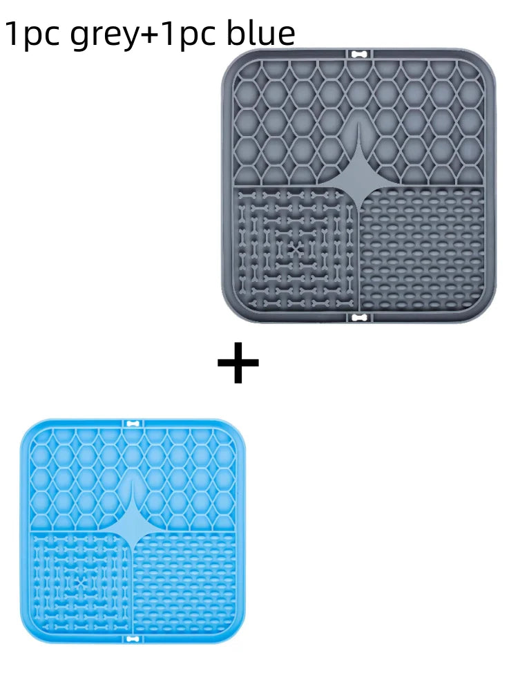 Tuzwa Lick Mat for Dogs – Slow Feeder Dog Licking Mat with Suction Base, Interactive Enrichment & Training Tool for All Breeds