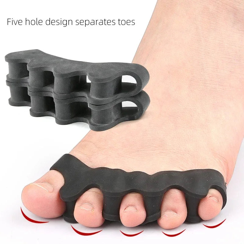 Tuzwa Gel Toe Separators for Bunions & Hammer Toes – Soft Silicone Toe Spacers for Alignment Support, Cushioning & Comfort, 1 Pair