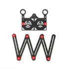 Folding Ruler Aluminum Alloy, Tile Work Measuring Stick, Tile Installation Tool for DIY Projects