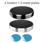 Tuzwa Universal Magnetic Car Phone Mount | Dashboard & Windshield Holder with Powerful Magnetic Grip for iPhone, Samsung, Xiaomi & Android