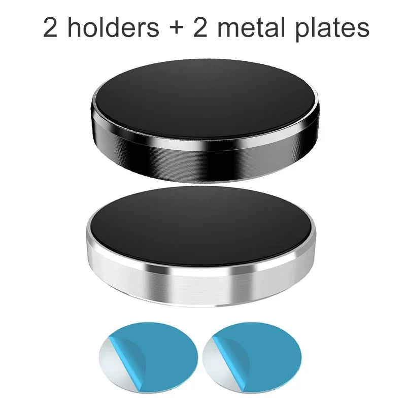 Tuzwa Universal Magnetic Car Phone Mount | Dashboard & Windshield Holder with Powerful Magnetic Grip for iPhone, Samsung, Xiaomi & Android