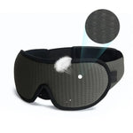Tuzwa 3D Padded Sleep Eye Mask – Light Blocking Contoured Sleeping Mask, Soft Blindfold with Comfortable Eye Cups for Travel & Rest