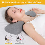 Tuzwa Memory Foam Cervical Pillow – Contoured Ergonomic Neck Support Pillow for Side & Back Sleepers