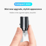 Tuzwa Mini USB-C Car Charger with QC3.0 & PD Fast Charging – Compact Alloy Type-C Vehicle Charging Adapter for Phones & Devices