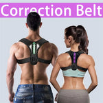 Tuzwa Adjustable Posture Corrector for Men & Women – Breathable Cotton & Neoprene Back Support Brace for Everyday Posture Support