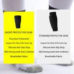 Tuzwa Mini Football Shin Guards – 18cm Lightweight Soft Shell Soccer Shin Pads, Comfortable Elastane & Nylon Leg Protection, Ages 13+