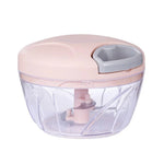 Tuzwa Manual Meat Mincer & Garlic Chopper | Hand Crank Food Processor with Easy Rotate Handle for Meat, Garlic, Vegetables & Nuts