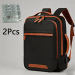 Tuzwa Expandable Laptop Backpack with Dry & Wet Separation – 20-35L Lightweight Nylon Travel Backpack with Rain Cover for Work & Commuting