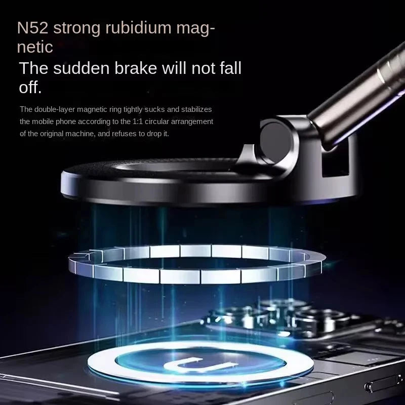 Tuzwa 360° Magnetic Car Phone Mount | Universal Air Vent Phone Holder with Strong Magnetic Grip for iPhone, Samsung & Android
