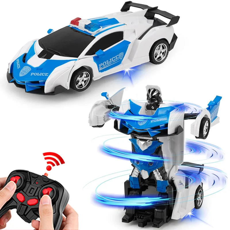 Tuzwa Transforming RC Car – 2-in-1 Remote Control Sports Car with Transforming Design, Electric Operation & Ready-to-Go Play