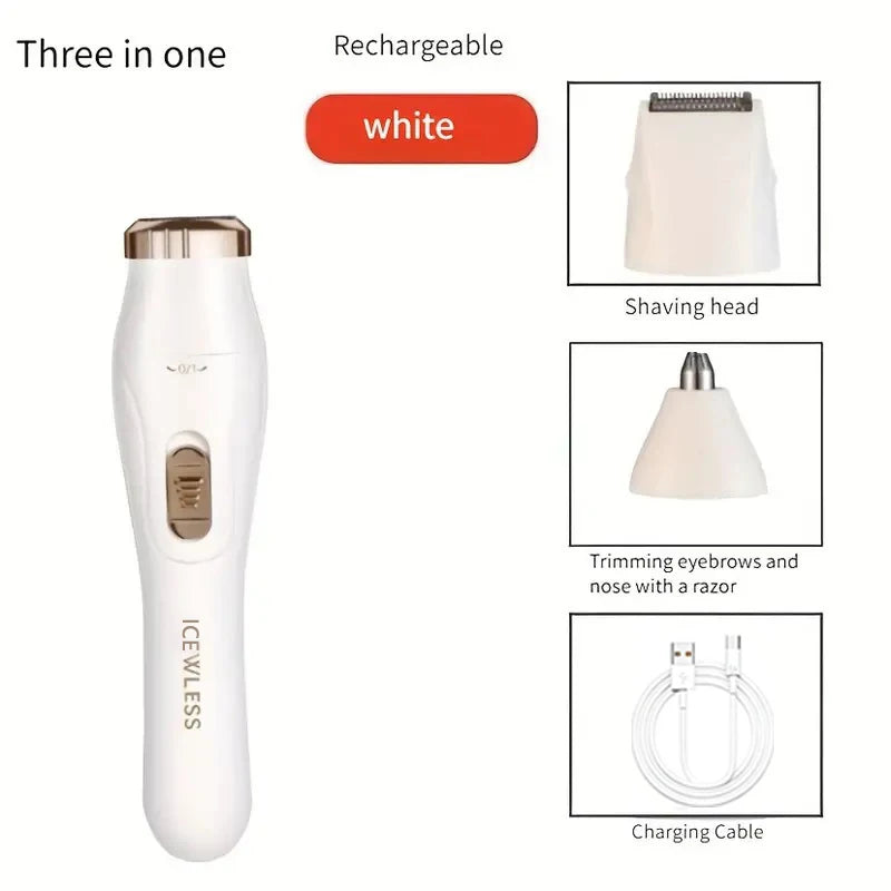 Tuzwa Electric Shaver for Women – USB Rechargeable Cordless Hair Removal Device with Adjustable Settings for Quick Personal Grooming