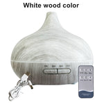 Tuzwa 550ML Essential Oil Diffuser with Remote Control & 7 Color LED Lights – USB Aroma Diffuser for Home, Bedroom & Office
